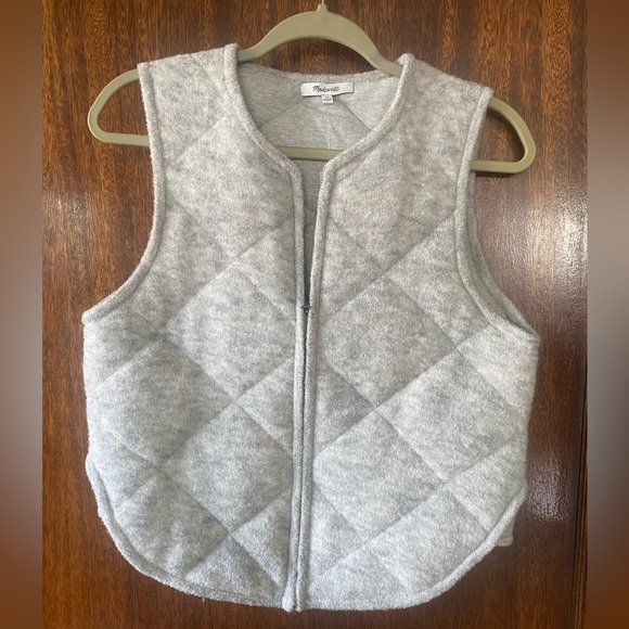 Madewell Quilted Sweater Vest - Picture 2 of 4